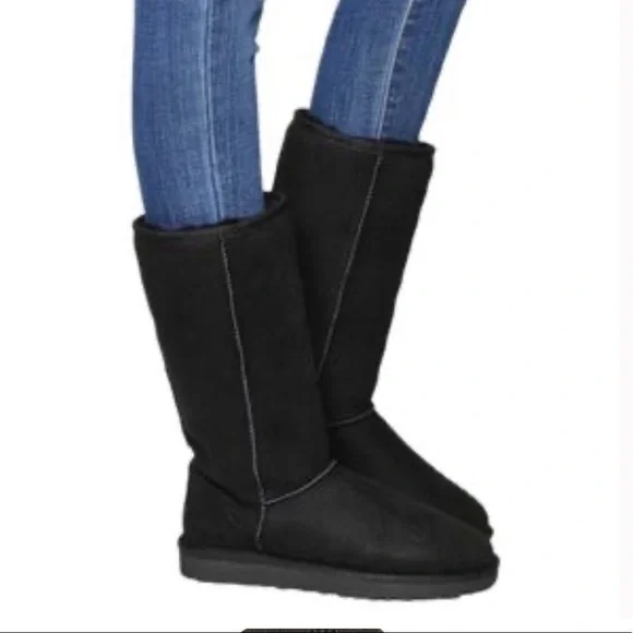 Classic black tall ugg boots sale online